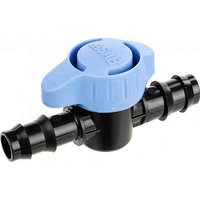 Міні-кран SAB для стрічки крапельного поливу O16 мм