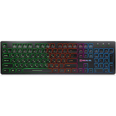 Клавіатура Real-el Comfort 7070 Backlit
