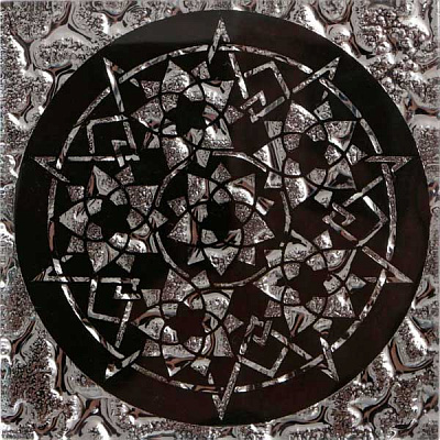 Плитка Grand Kerama Тако Сад платина рифлене 2056 8x8