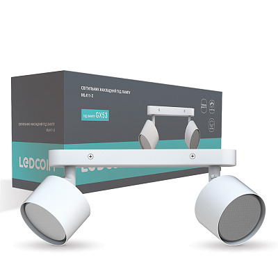 Светильник настенный LEDCOIN GX53 белый ML411-2