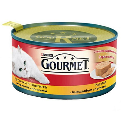 Корм Purina Gourmet шматочки в паштеті 195 г