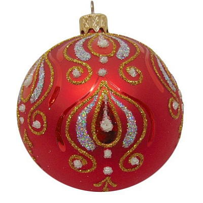 Шар новогодний d80 бутон, 9794/4415 