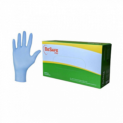 Рукавички медичні BeSafe р.M 100 шт./уп.