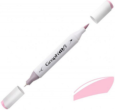 Маркер двосторонній Graph'it GI86145 фіолетова пудра