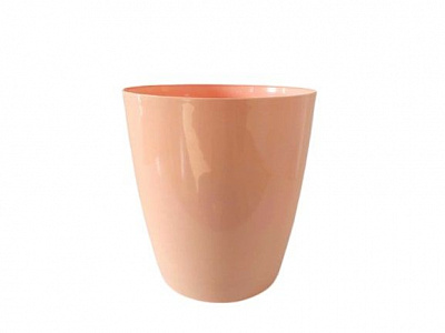 Горшок пластиковый ММ-Пласт Амели круглый 3,5 л бежевый 