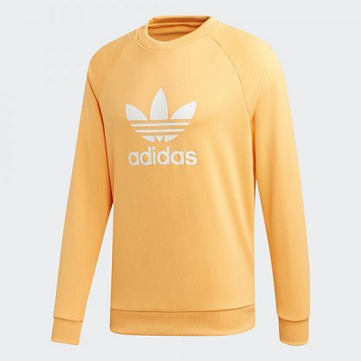 Джемпер Adidas TREFOIL CREW EJ9679 р. L оранжевый