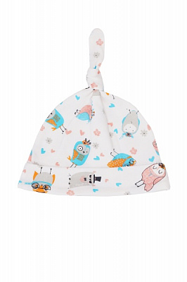 Шапочка-вузлик ТМ Софія Owls р.38 мульті 307138
