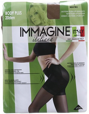 Колготки женские Immagine Body Plus 20 Den Nature р. 3 бежевый 1 шт. 