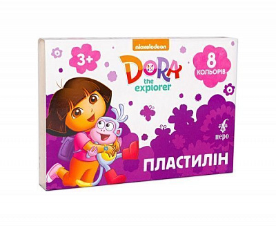 Пластилін Dora the Explorer 8 кольорів Перо