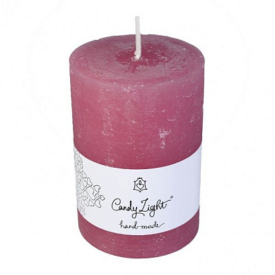 Свеча цилиндр старая роза С07*10/1-3.6 Candy Light