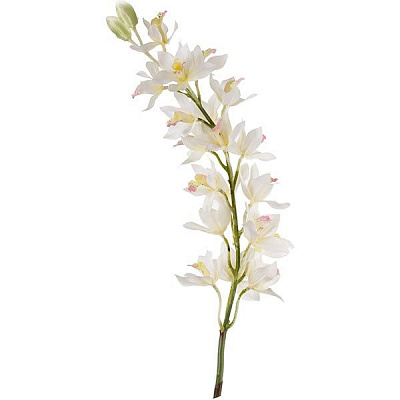 Искусственное растение Орхидея белая 105 см