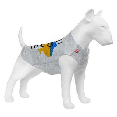 Майка Waudog Сlothes Дім S35 сіра