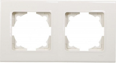 Рамка двухместная Viko Linnera универсальная кремовый 90481002