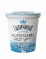 Йогурт Галичина Карпатский без сахара 3,0% 280 г 
