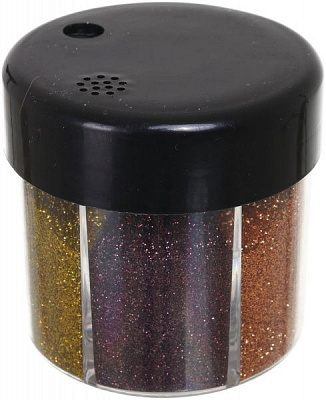 Блискітки декоративні Glitter DY04245-2 6 шт.