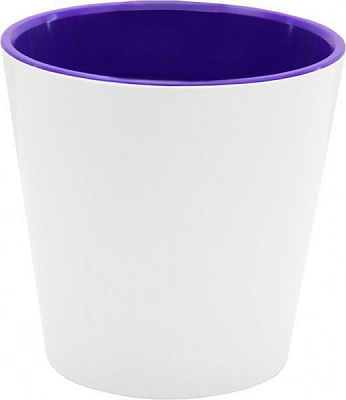 Горщик Алеана Деко 16х15,5 см круглий фіолетовий (114039)