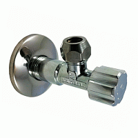 Кран вентильный Albertoni угловой 1/2х3/8 с цангой