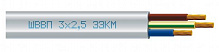Кабель силовий багатожильний ЗЗКМ ШВВП 3х2,5 мідь 