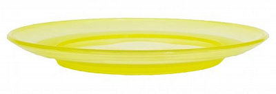 Подставка под вазон Омела Орхидея d12 см круглый желтый прозрачный 