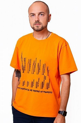 Футболка с коротким рукавом KOSTA 0208-8 р. 2XL (52) орнажевая р. XXL оранжевый 