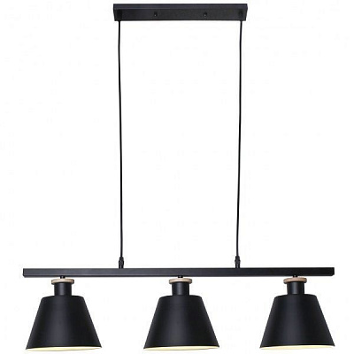 Люстра підвісна Hopfen 3x40 Вт E27 чорний SD 3 PD LOFT