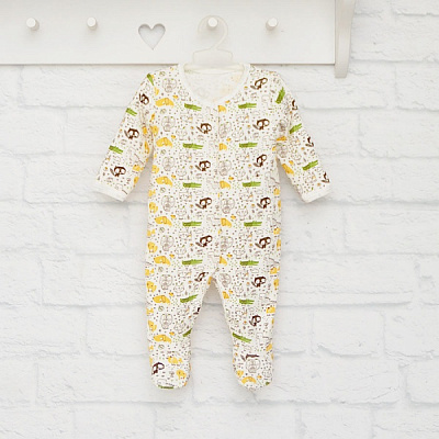 Чоловічок унісекс Blanka Тваринки р.68 білий 12891