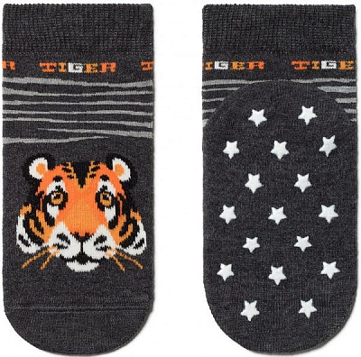 Носки детские Conte-Kids CK Tip-Top (антискользящие) 7С-54СП 474 р.14 темно-серый 