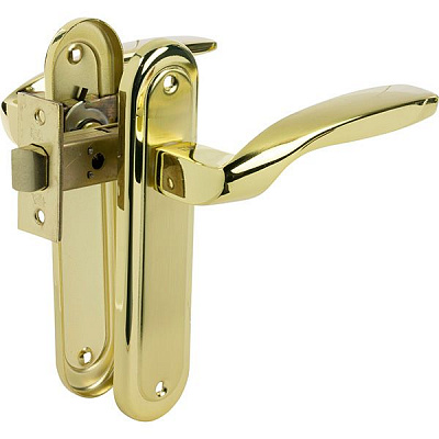 Защіпка врізна з ручками Arona матова латунь