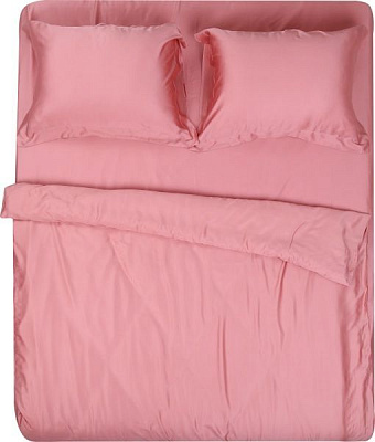 Комплект постельного белья Bamboo 2 розово-оранжевый La Nuit 