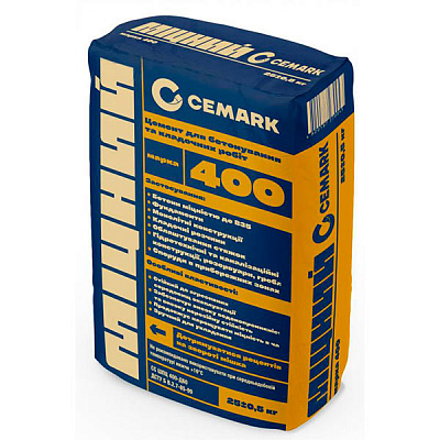 Цемент CEMARK СС ШПЦ 400-Д60 25 кг