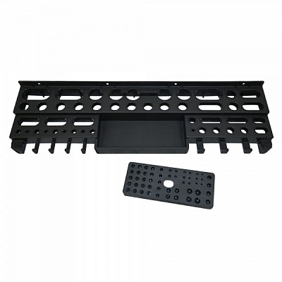 Полиця для інструментів зі вкладкою чорна Алеана PRO 127056