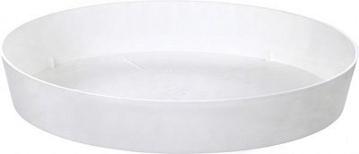 Поддон пластиковый Plastiken Plato TES круглый (8728 б) белый 
