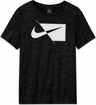 Футболка Nike B NK DF HBR SS TOP DA0282-010 р.XS черный