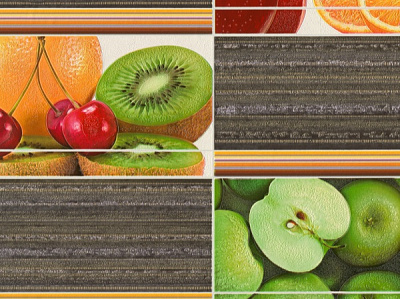 Обои виниловые на бумажной основе Славянские обои Expromt Киви 5740-10 0,53x10,05 м 