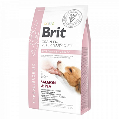 Корм сухий для дорослих собак для усіх порід Brit VetDiets при харчовій алергії та непереносимості інгредієнтів 2 кг