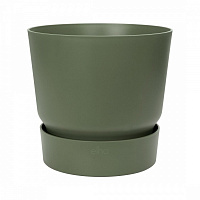 Вазон пластиковый Elho Greenville round 14 см круглый 1,4 л зеленый луг (492885) 