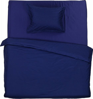 Комплект постельного белья Exclusive Navy 1,5 синий La Nuit 