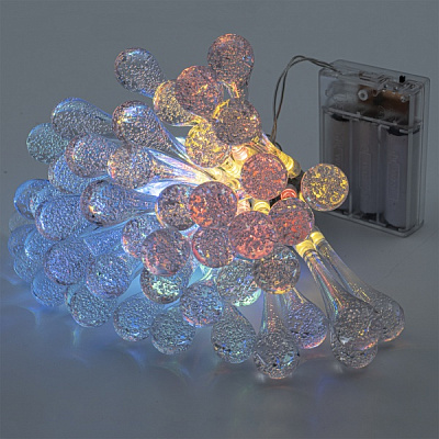 Декоративная гирлянда Altalusse (INL-2709B-50 Multicolor) встроенный светодиод (LED) 50 ламп 7,5 м 