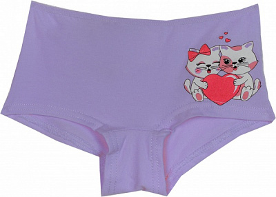 Трусы для девочек KOSTA р.146–152 фиолетовый меланж 1992-9 