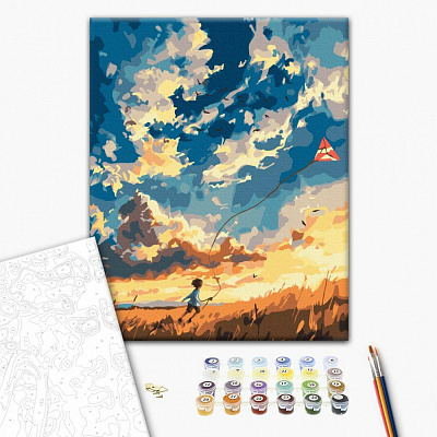 Картина по номерам Восхищенные ветром 30х40 см Brushme