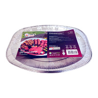 Комплект подносов для сервировки Гриль Шеф из пищевой алюминиевой фольги 3 шт. GCV35G/3