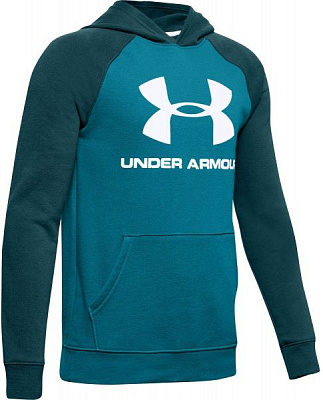 Джемпер Under Armour Rival Logo Hoody 1325328-417 р. XL синий