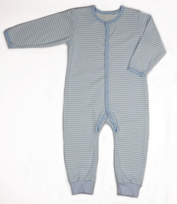 Комбинезон для мальчика Маленькие люди Зигзаги р.86 голубой 