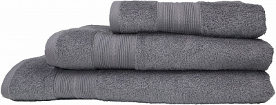 Полотенце махровое Savasan 100x150 см серый La Nuit 