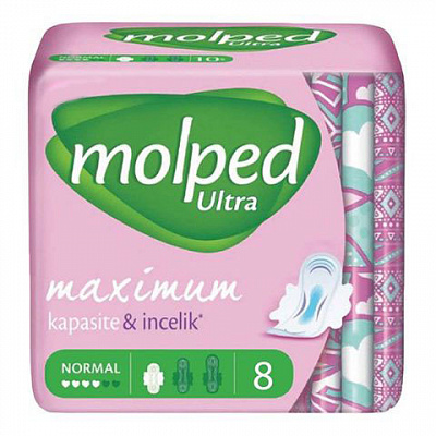 Прокладки гигиенические Molped Ultra normal 4 капли 8 шт.
