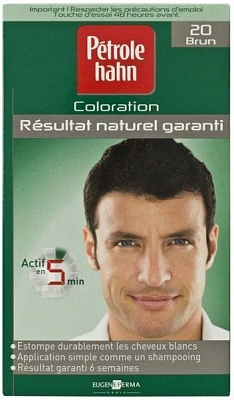 Гель-крем Petrole Hahn Coloration №20 брюнет 90 мл