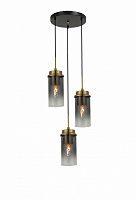 Подвес Sensio Bresta 3x40 Вт /E14 черный/медный LS-74662/3PB-E1440W