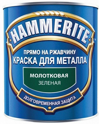 Емаль Hammerite молоткова темно-зелений 2,5л