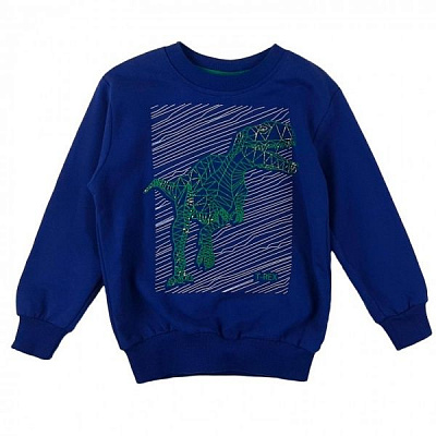 Толстовка для хлопчика з драконом 8154 р.98 синій