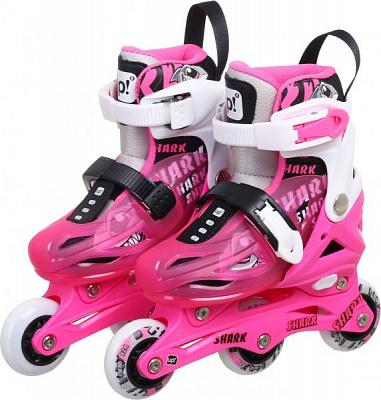 Роликові ковзани UP! (Underprice) RS-51-PG р. 35-38 рожевий